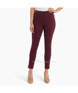 NWT Women&#39;s Nine West Jeans Heidi Yoga Stretch Pull On Skinny Pant Red S... - £31.41 GBP