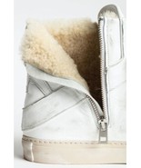 ZADIG &amp; VOLTAIREZV1747 High Flash Distressed + SHEARLING Sneakers$478, S... - $188.09