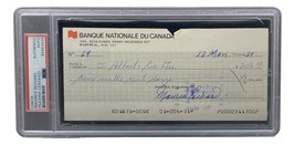 Maurice Richard Signed Montreal Canadiens Bank Check #69 PSA/DNA - £190.28 GBP