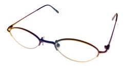 Perry Ellis Womens Eyeglass Rimless Oval Metal Frame 179 T Burgundy Blush 47 - $31.49