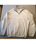 McDonald New Zealand Mens XL 1/4 Zip Sweater Possum Merino Wool Blend Un... - £54.11 GBP