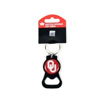 NCAA Oklahoma Sooners Official Keyring Blackout Series Bottle Opener Keychain - £8.69 GBP