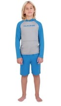Dakine Boys Swim Set Blue 2-Piece Rashguard Trunks UPF 30+ Quick Dry Str... - $722.07 MXN