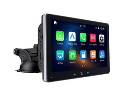 Portable Wireless Android Auto CarPlay 7&quot; IPS Car Stereo Radio Bluetooth USB SD - £55.03 GBP