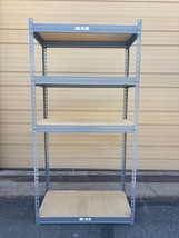 Gray Boltless Metal Shelf (36 x 18 x 72) - $60.00