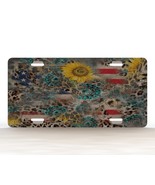 American Flag with Sunflowers and Cow Print Country Novelty Car License ... - $21.66 CAD