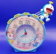 Cute Doraemon Alarm Clock Perfect Condition 6.7 inch - $36.09