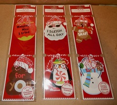Christmas Scented Gift Tags 5&#39; x 3&quot; Peppermint Hot Chocolate &amp; Cookie 3p... - $4.49