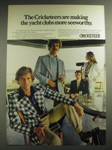 1974 Cricketeer Sportcoats and Slacks Ad - making the yacht clubs more seeworthy - £14.50 GBP