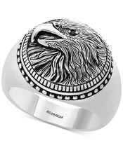 Genuine Diamond Diamante Stainless Steel Cross Men’s Ring Size 10 - $198.31 CAD