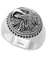 Genuine Diamond Diamante Stainless Steel Cross Men’s Ring Size 10 - $198.31 CAD