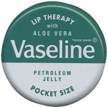 Vaseline Lip Therapy with Aloe Vera, Petroleum Jelly, Pocket Size, .7 oz (Pack o - £15.97 GBP