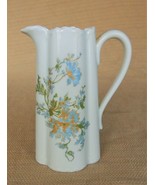 Beautiful antique Limoges Haviland blue flowered gold trim porcelain pit... - $50.00