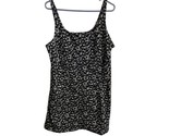 So XXL womens Black White Form Fitting Swimsuit Dress Side Zip Plus Size - $15.21