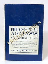 Philosophical Analysis: A Collection of Essays by Max Black (1950 Hardcover) - £21.82 GBP