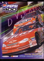 Daytona SPEEDWAY-NASCAR Pepsi 400 PROGRAM-JULY 6 2002 Vf - £24.80 GBP