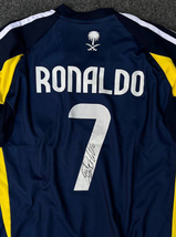 ALNASSR 2025 AWAY JERSEY WITH RONALDO SIGNATURE  //FREE SHIPPING - £56.38 GBP