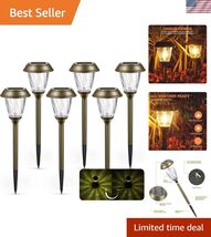 Solar Lights Outdoor, 2 Lighting Modes 10/25 Lumens LED Solar Garden Lig... - $85.37