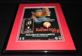Karate Kid II 1986 Framed 11x14 ORIGINAL Vintage Advertisement Ralph Mac... - £27.23 GBP