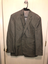 Chaps Mens 42R Gray Polyester Blend Suit Jacket Blazer 2 Button - £11.84 GBP
