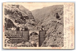 Barranco de Ruiz Santa Cruz de Tenerife Spain 1903 UDB Postcard W8 - £5.16 GBP