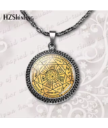 Seals Of The Seven Archangels Pendants Choker Statement Novel Silver Nec... - $231.52 MXN
