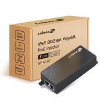 Edimax Pro Gigabit PoE+ 30W Injector Adapter, Adds Power to PoE Powered ... - $33.99