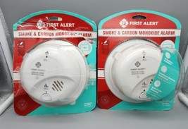 2 First Alert Model SCO2 Smoke &amp; Carbon Monoxide Alarm - £23.92 GBP