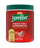 Benefiber Prebiotic Fiber Superfruits  Supplement Strawberry Dragon Frui... - $54.82 CAD