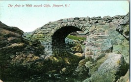 Bridges Postcard Arch in Walk around Cliffs Newport Rhode Island Posted 1907 - £8.68 GBP