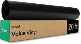 Cricut Value Permanent Vinyl, Matte Black (12in x 20ft Roll) - $29.37