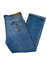 Long Haul Jeans 40x31 Mens VTG 90s Blue Denim Dark Wash Made in USA Distressed - £16.97 GBP