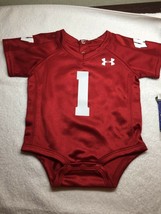 WISCONSIN BADGERS JERSEY BABY CREEPER  UNDER ARMOUR ALL SIZES - NWT-RETA... - $21.98