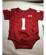 WISCONSIN BADGERS JERSEY BABY CREEPER  UNDER ARMOUR ALL SIZES - NWT-RETA... - £17.51 GBP