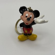 Vintage Mickey Mouse Applause Keychain Walt Disney 1980s 1970s Disneyana - £9.15 GBP