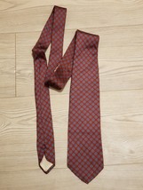 Mens Brooks Brothers Neck Tie All Silk England Red - £7.17 GBP