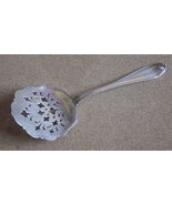 ANTIQUE SIMPSON HALL &amp; MILLER STERLING SILVER PIERCED SERVING SPOON 1890&#39;S - £176.93 GBP