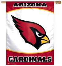 Arizona Cardinals NFL 27 x 37 Vertical Hanging Wall Flag Logo Banner Bar... - $19.99
