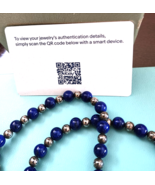 Authenticity Guarantee

Tiffany &amp; Co 29&quot; Lapis Lazuli Round Bead Necklac... - $1,727.70 CAD