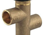 Mixing Valve Domestic Hot H2O Tempering Valve 3/4&quot; Various Outdoor Wood ... - £46.53 GBP