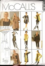 McCall&#39;s Sewing Pattern 9630 Cardigan Tunic Scarf Dress Pants Misses Siz... - $8.06