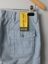 Young Men&#39;s Nautica Jeans Co Lt Blue Comfort Khakis Sz 30x30 NWT - £10.15 GBP