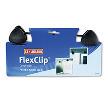 Kensington FlexClip Gooseneck Copyholder Monitor/Laptop Mount Black 62081 - £23.97 GBP