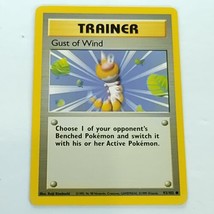 Pokémon TCG Gust of Wind 1st Edition Base Set 93/102 Common 1999 - £4.72 GBP