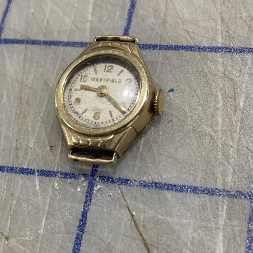 Vintage Cocktail Watch Westfield 10k RGP 6WM Movement For Parts / Repair - $10.42