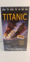 Titanic 1996 VHS Peter Gallagher Catherine Zeta Jones Tim Curry NEW Sealed - $3.99