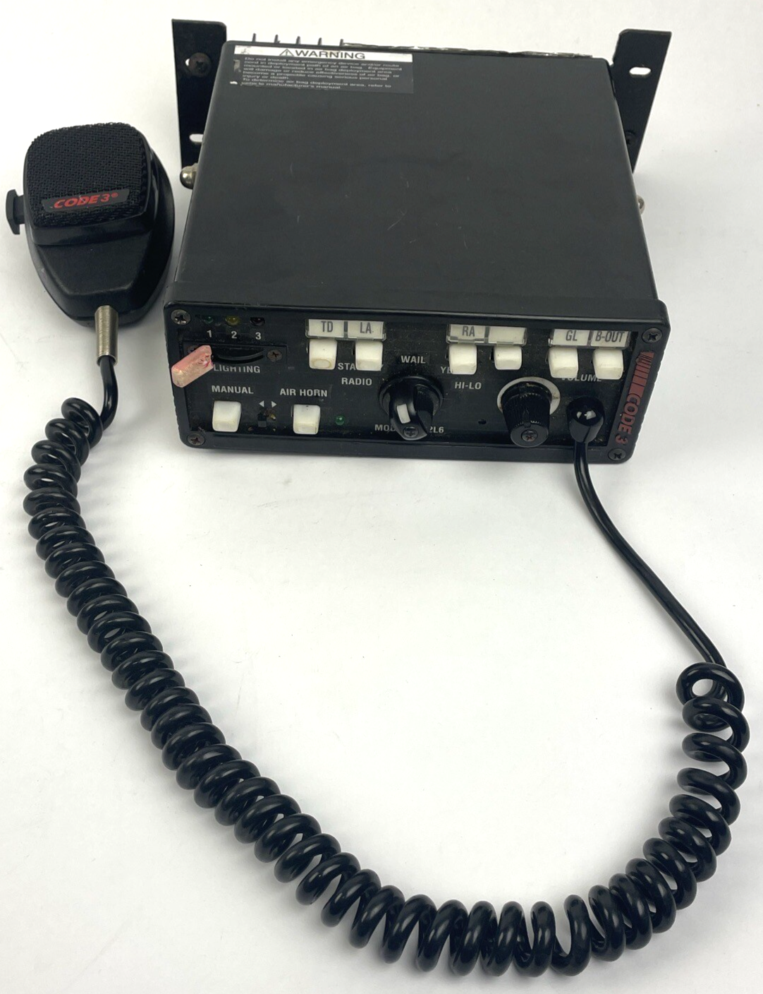 Code 3 Model 3892L6 Siren / Light controller with microphone. EMS, Fire,... - $89.09