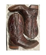 Corral Men’s Brown Wing Design Square Toe Cowboy Boots 9.5D Vintage  - $96.70