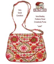 Vera Bradley Folkloric Floral Crossbody Purse (used) - £14.88 GBP