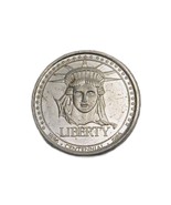 Statue of Liberty Centennial Coin, Silver Tone, Great American Magazines... - $20.03 CAD